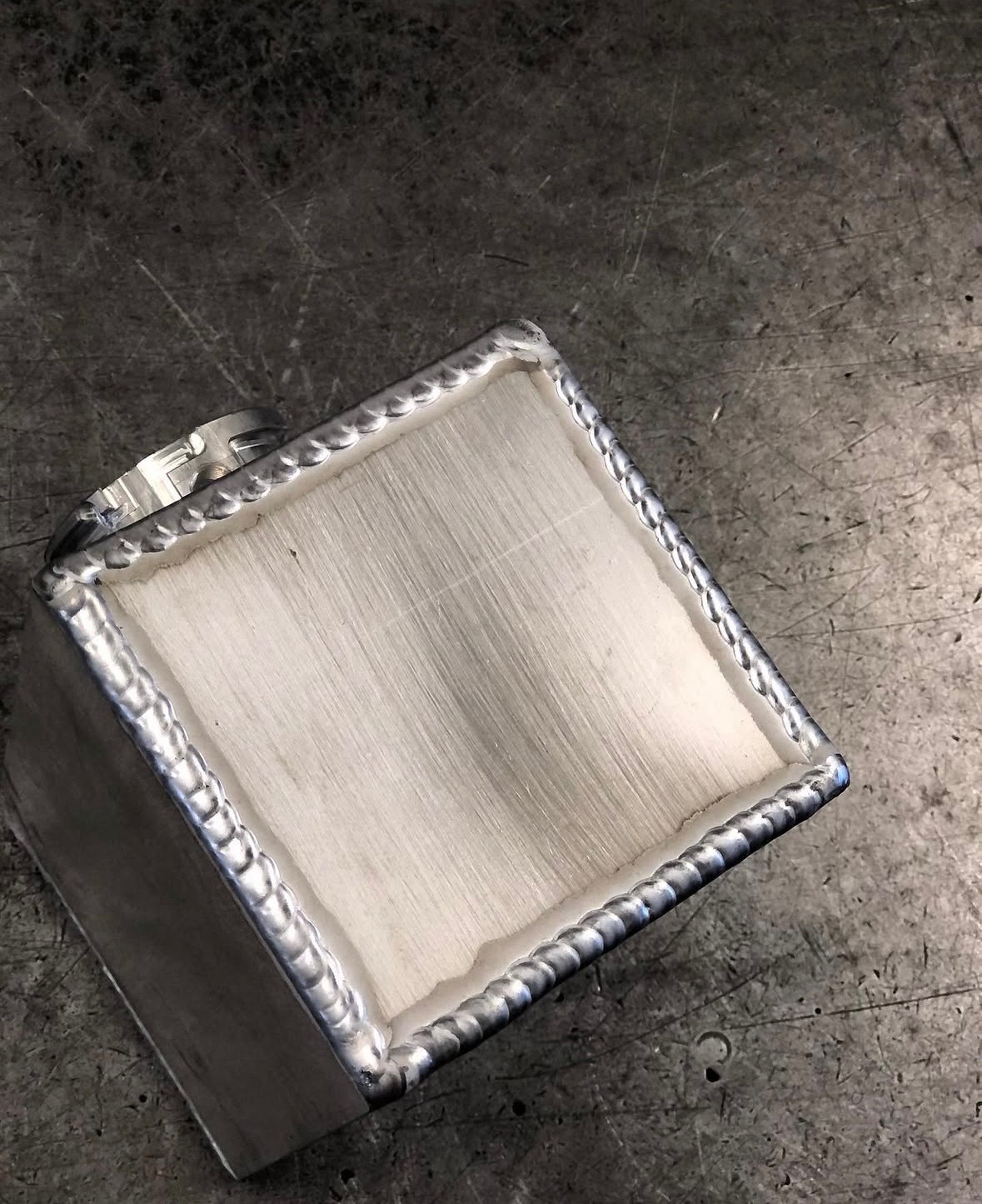 Custom Aluminum Tank — TIG Welded