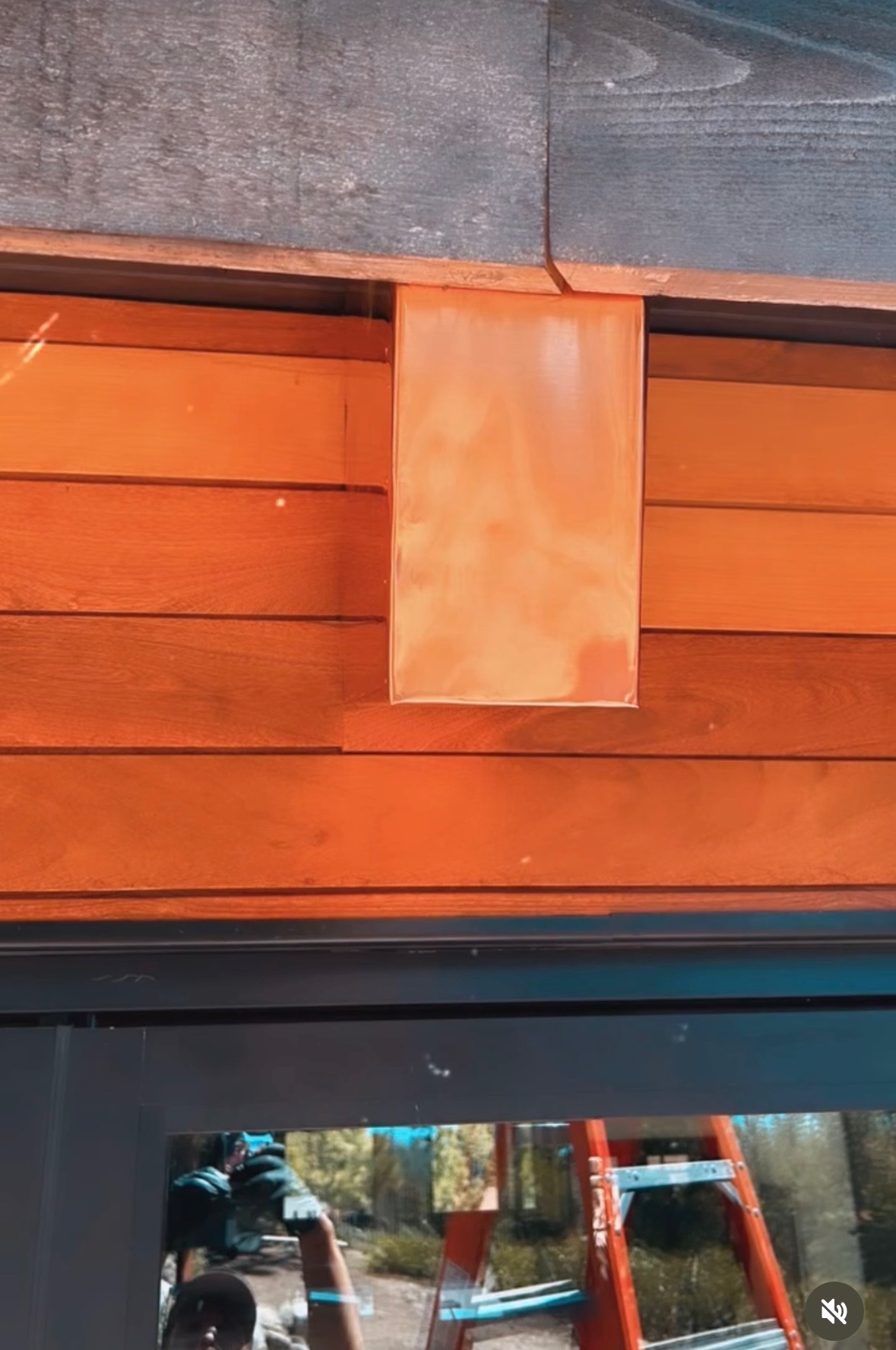 Custom Copper Flashing Install