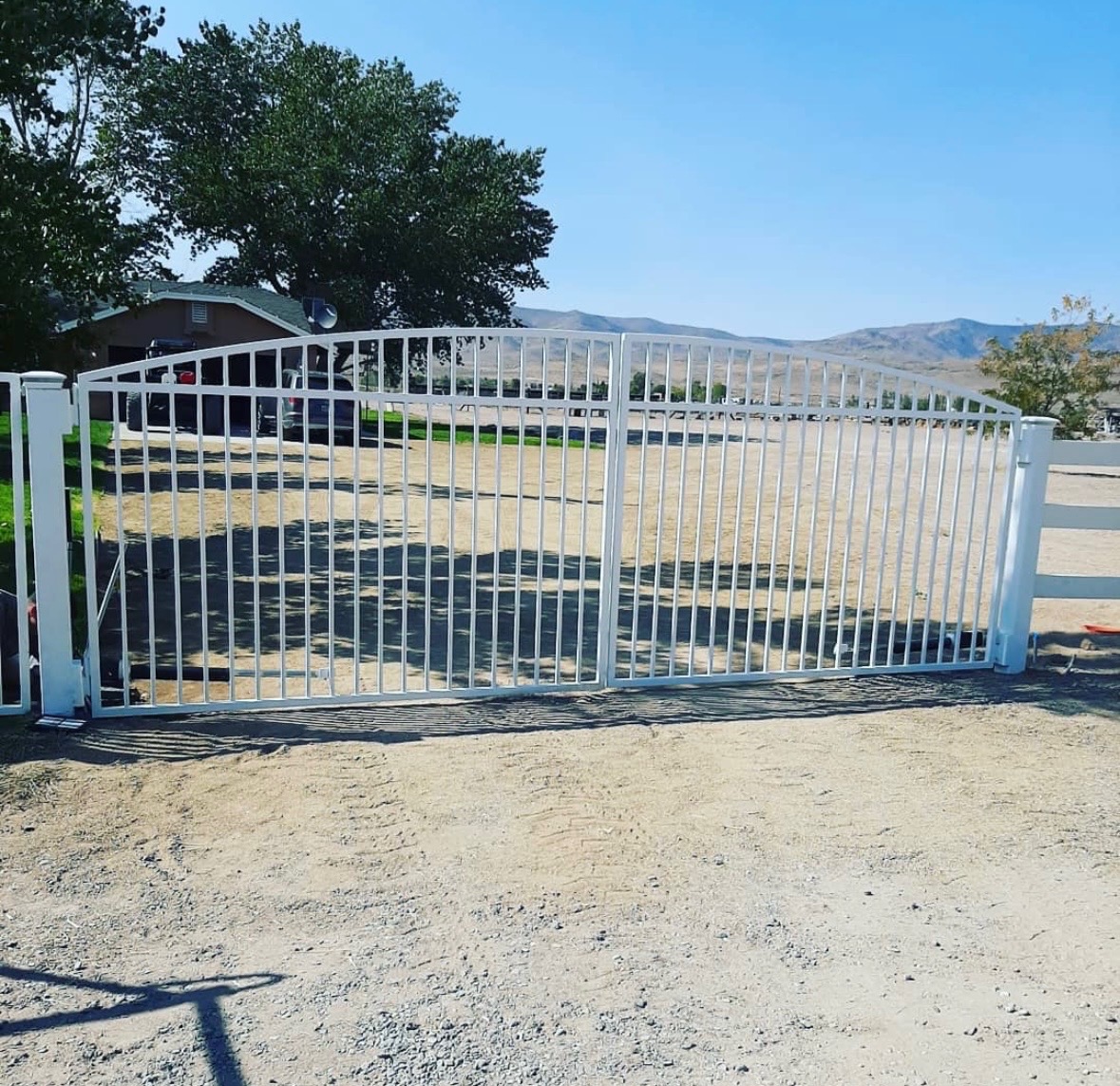 Custom Arched Driveway Gate